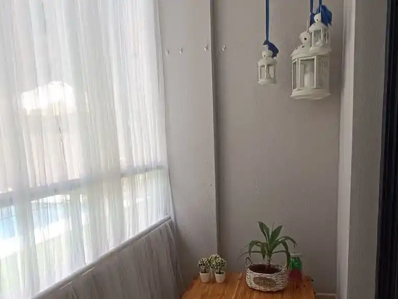 Terraza de Estudio de alquiler en Sant Joan d'Alacant con Aire acondicionado, Jardín privado y Piscina