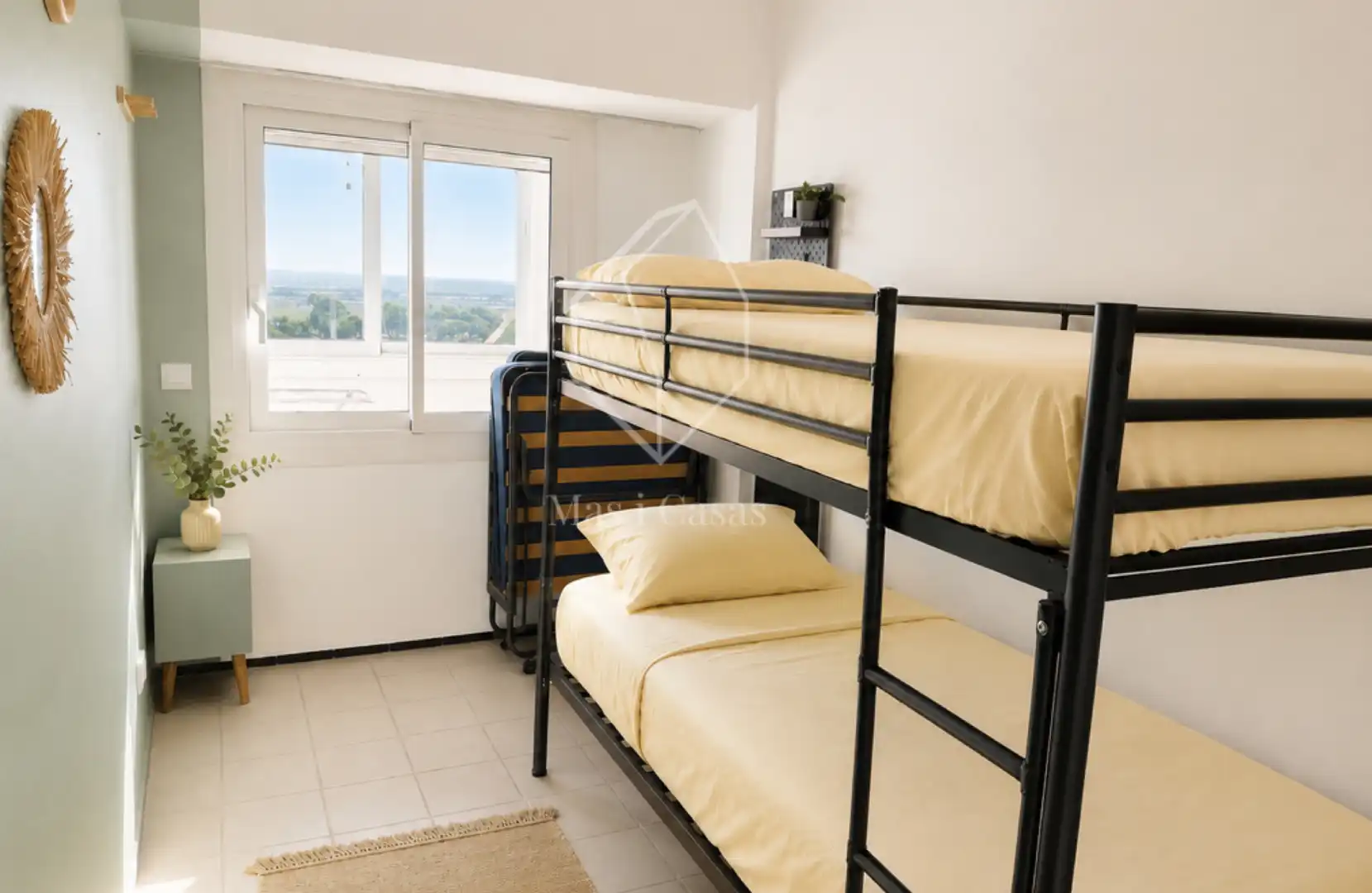 Schlafzimmer von Wohnungen zum Verkauf in Empuriabrava mit Klimaanlage, Terrasse und Möbliert