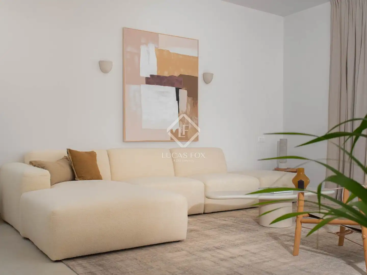 Sala d'estar de Casa o xalet en venda en Sant Josep de sa Talaia amb Aire condicionat, Jardí privat i Terrassa