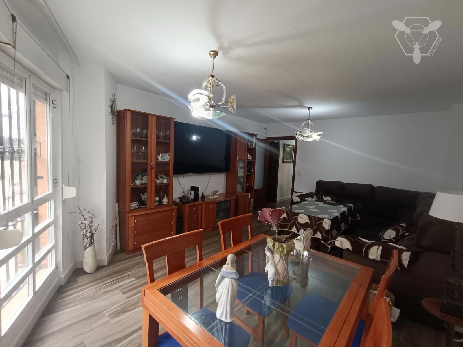 Menjador de Pis en venda en  Huelva Capital amb Aire condicionat, Terrassa i Moblat