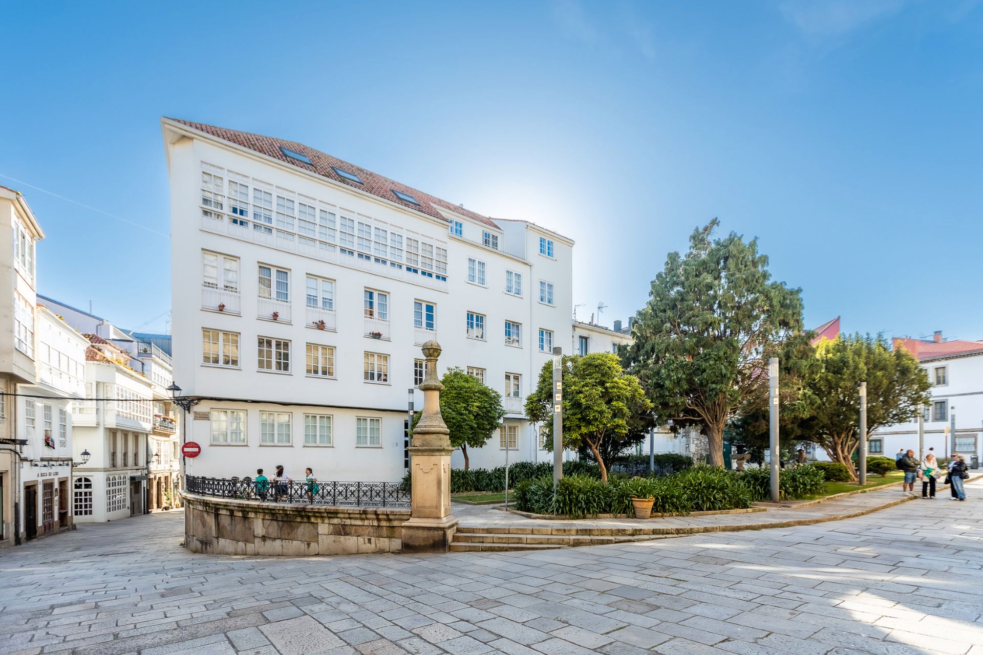 Exterior view of Flat for sale in A Coruña Capital   with Storage room, Oven and Washing machine