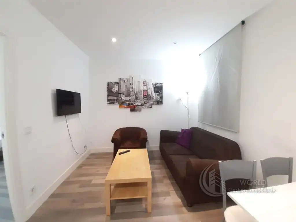 Sala de estar de Piso de alquiler en Madrid con Calefacción, Amueblado y Horno