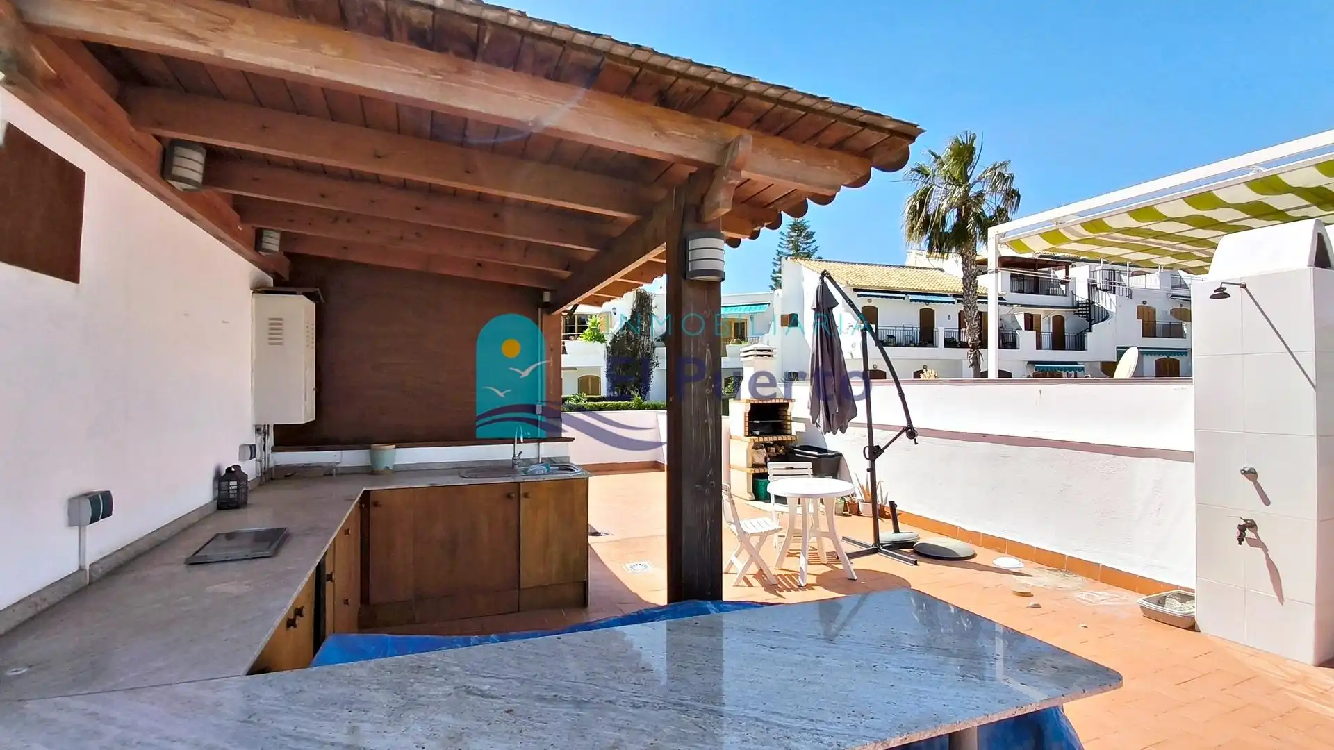 Terrasse von Dachboden zum Verkauf in Mazarrón mit Klimaanlage, Heizung und Terrasse