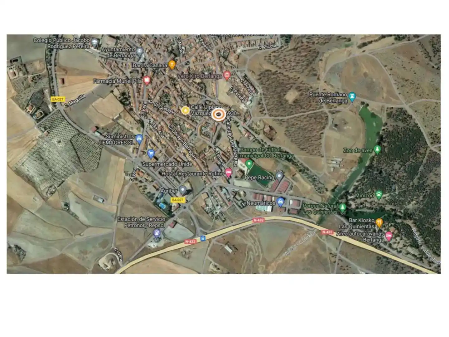 Vista exterior de Residencial en venta en Berlanga, Badajoz