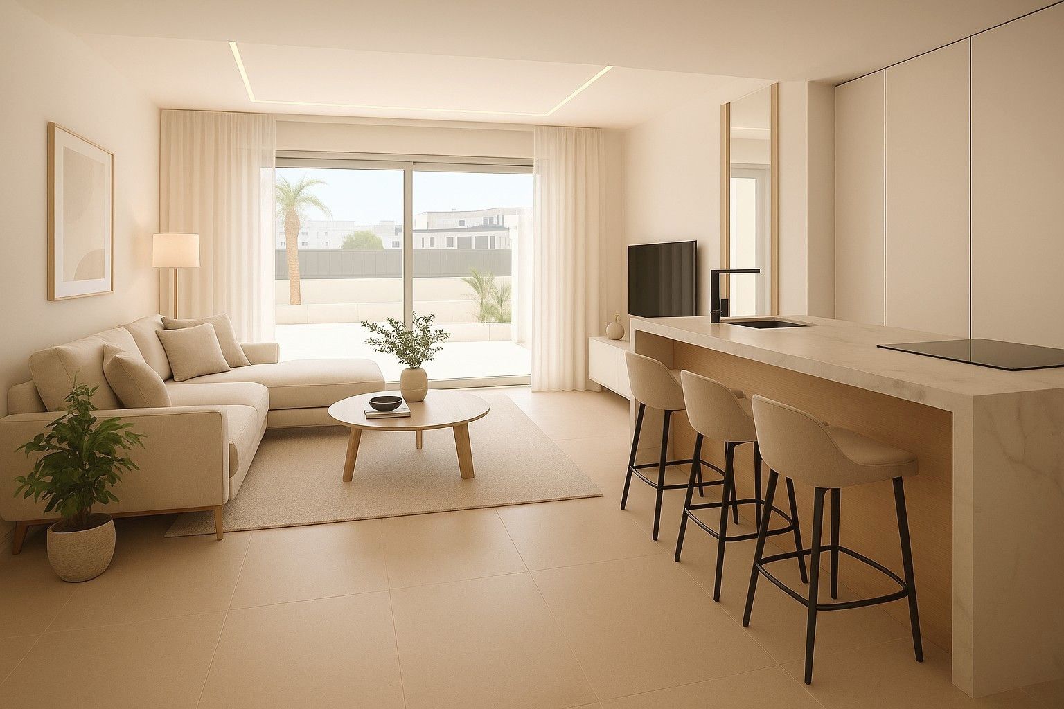 Living room of Planta baja to rent in Eivissa  with Terrace, Storage room and Swimming Pool