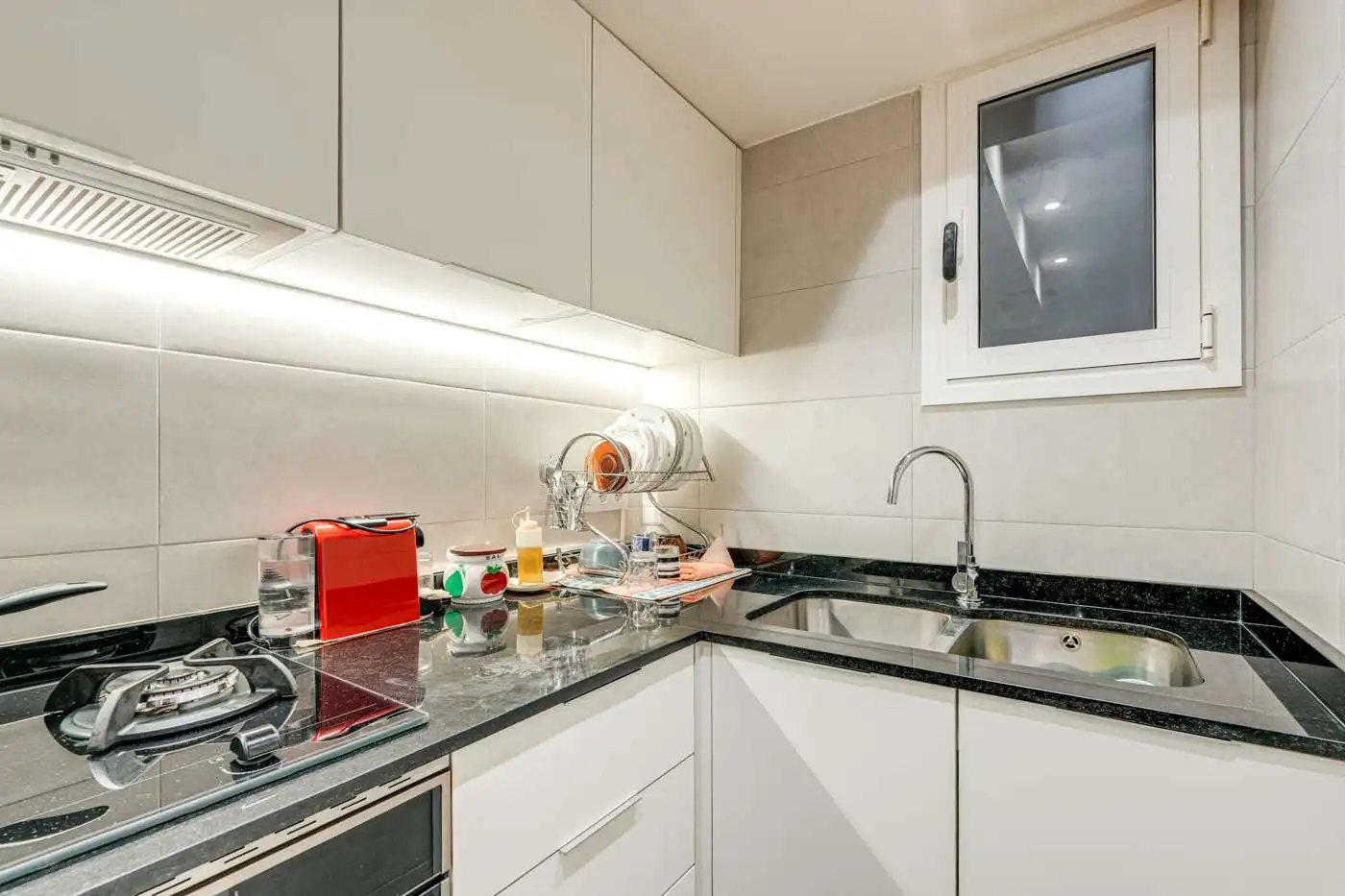 Kitchen of Flat for sale in Barcelona  with Furnished
