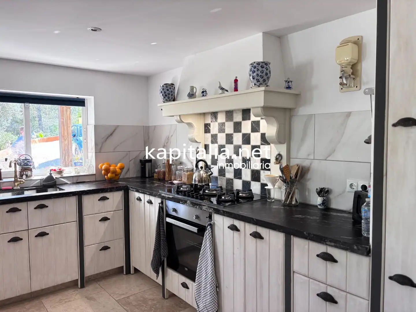 Kitchen of Houses for sale in Quatretonda  with Air Conditioner, Private garden and Terrace
