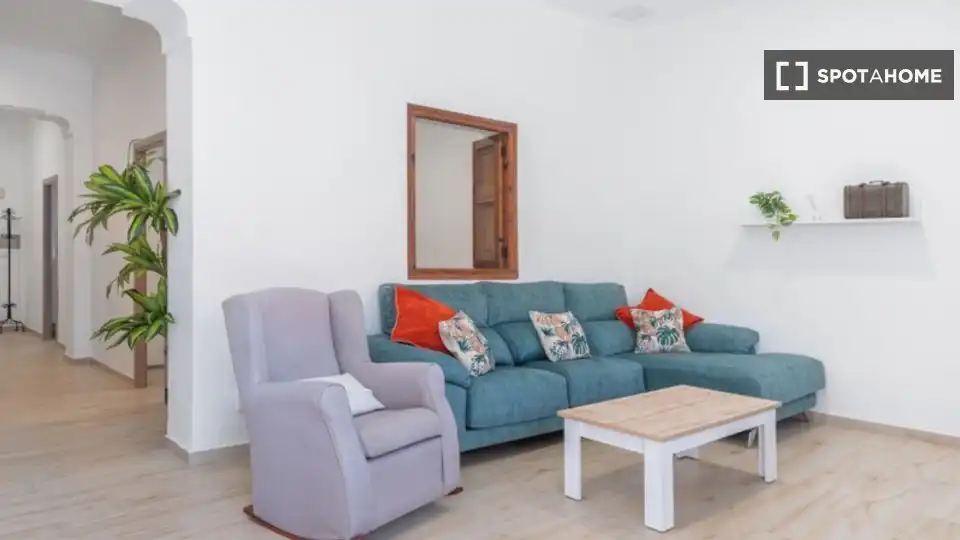 Sala de estar de Piso de alquiler en Alzira con Aire acondicionado, Calefacción y Amueblado