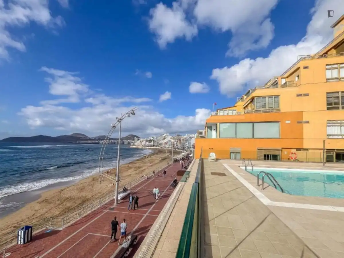 Vista exterior de Apartament de lloguer en Las Palmas de Gran Canaria amb Moblat, Rentadora i Microones
