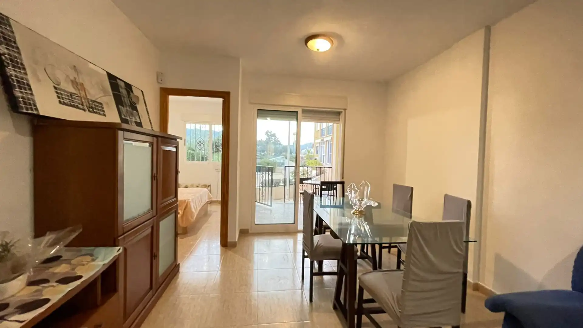 Comedor de Casa o chalet de alquiler en Mazarrón con Jardín privado, Terraza y Amueblado