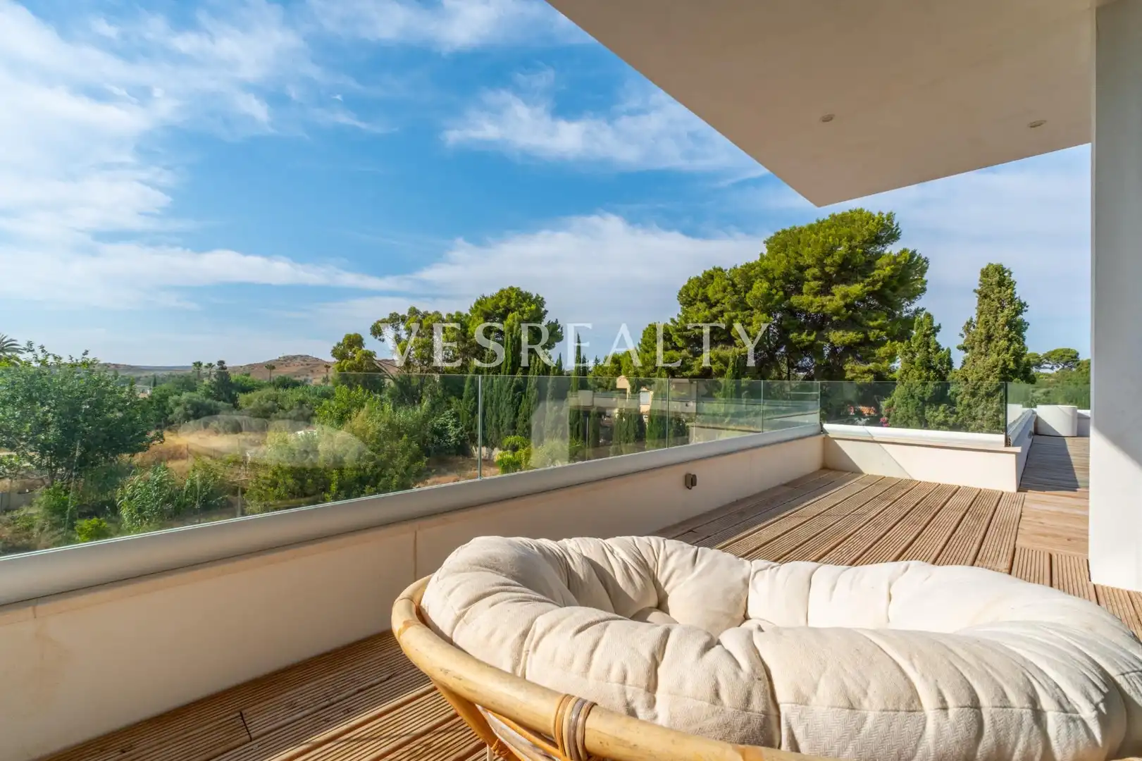 Terraza de Casa o chalet de alquiler en Alicante / Alacant con Aire acondicionado, Calefacción y Terraza