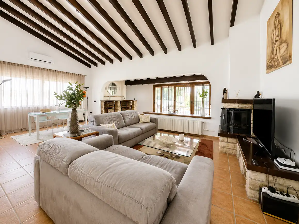 Living room of Houses for rent in La Nucia  with Air Conditioner, Terrace and Swimming Pool