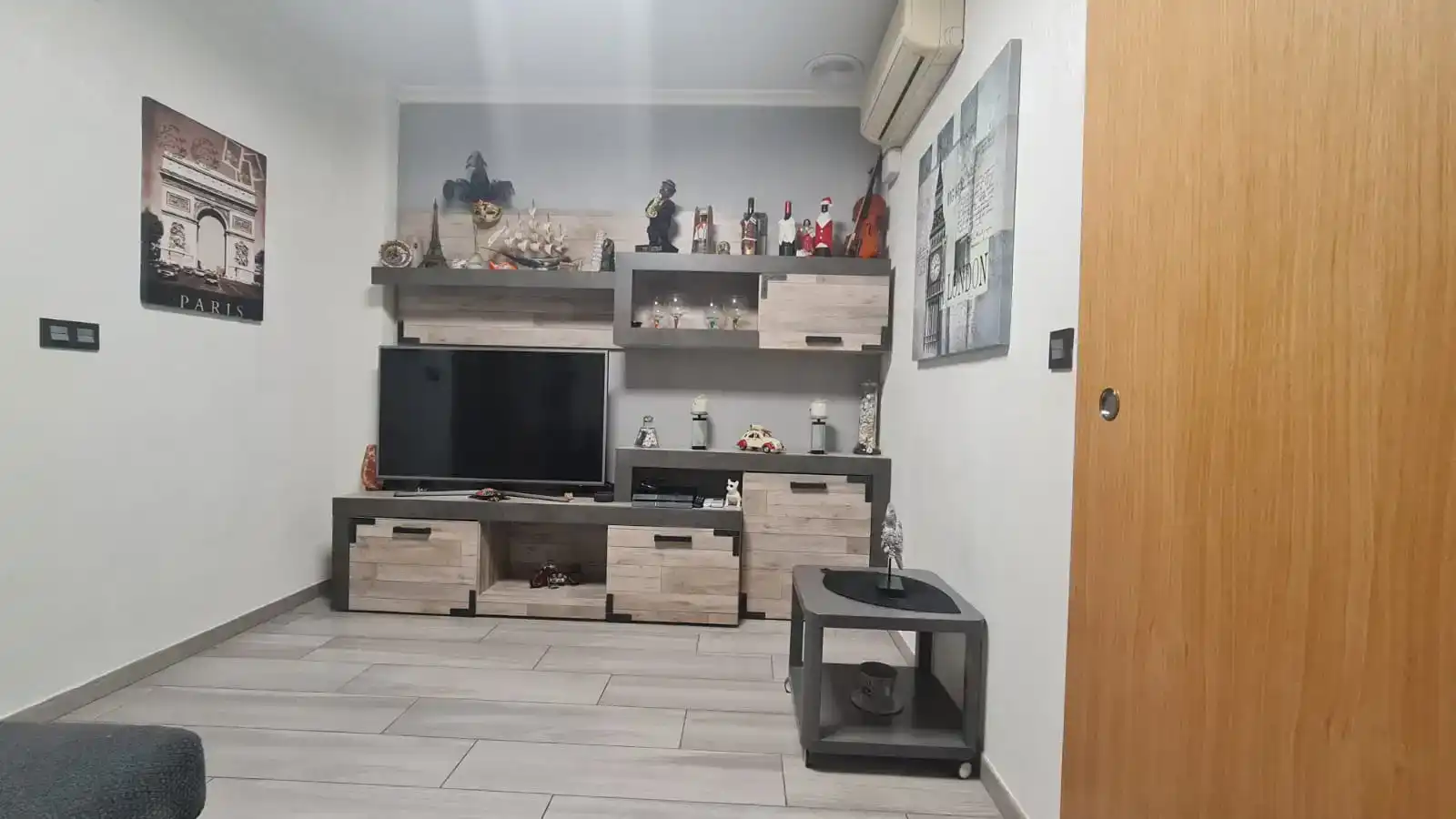 Sala d'estar de Pis en venda en Elche / Elx amb Aire condicionat i Piscina