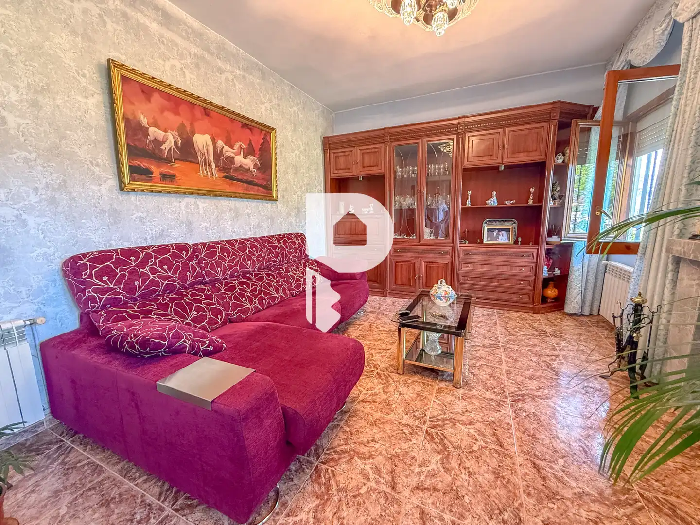 Sala de estar de Casa o chalet en venta en Vallirana con Calefacción, Jardín privado y Terraza