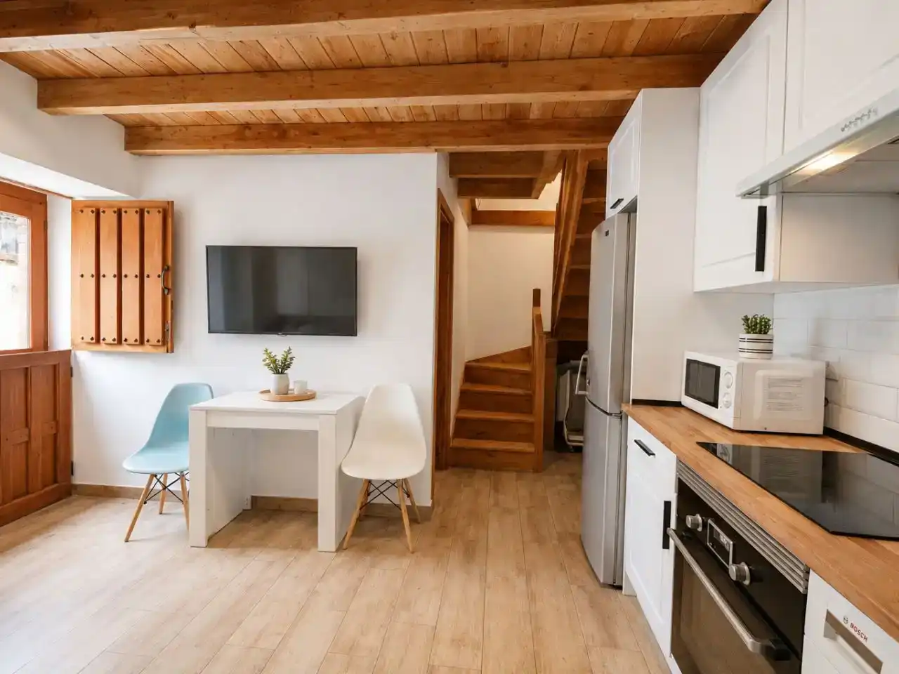 Cocina de Casa adosada en venta en Cangas de Onís con Balcón