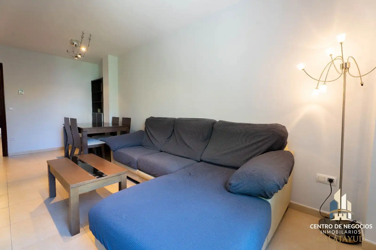Wohnzimmer von Wohnung zum Verkauf in Calatayud mit Heizung, Parkett und Terrasse