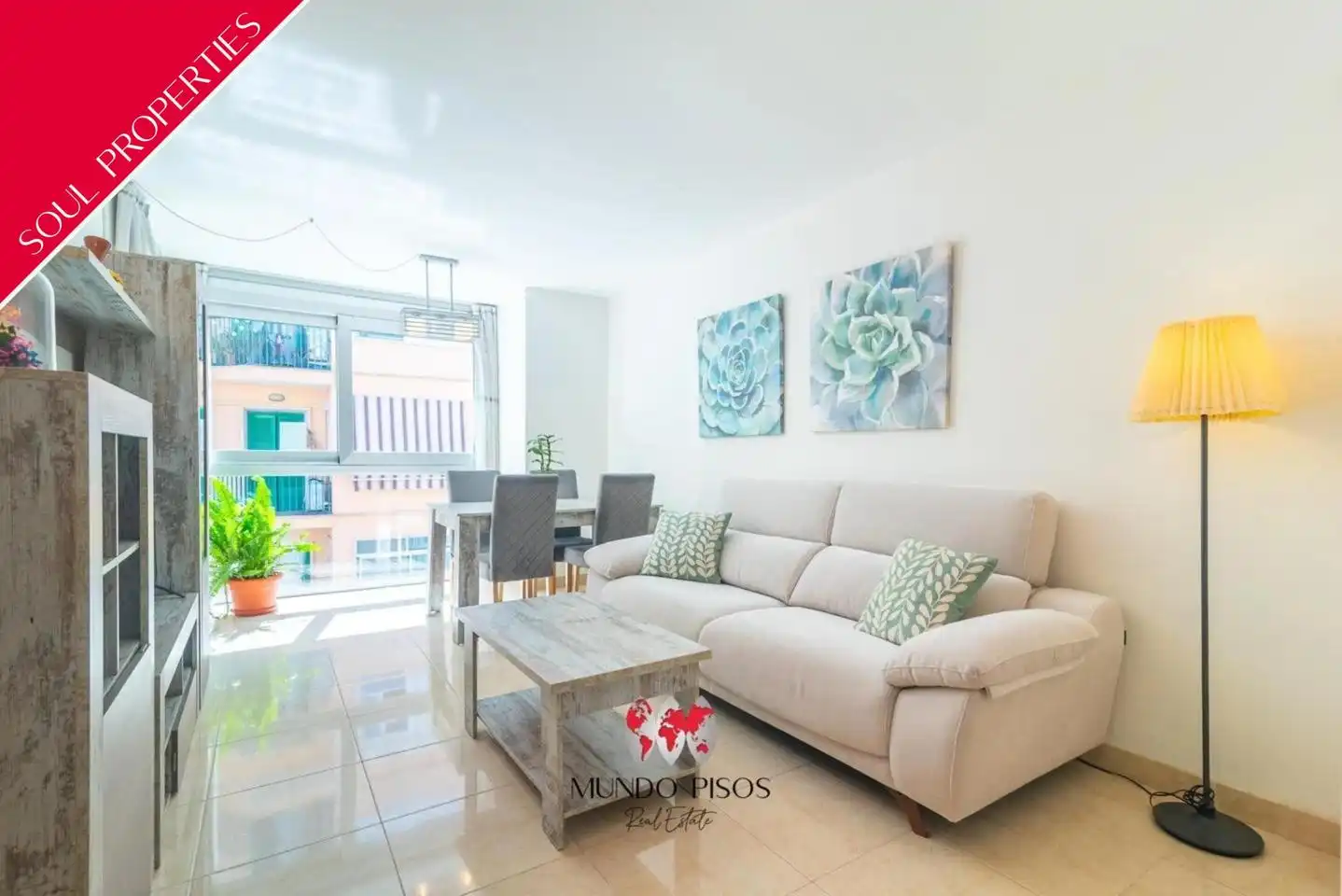 Living room of Flat for sale in  Palma de Mallorca  with Air Conditioner, Heating and Storage room