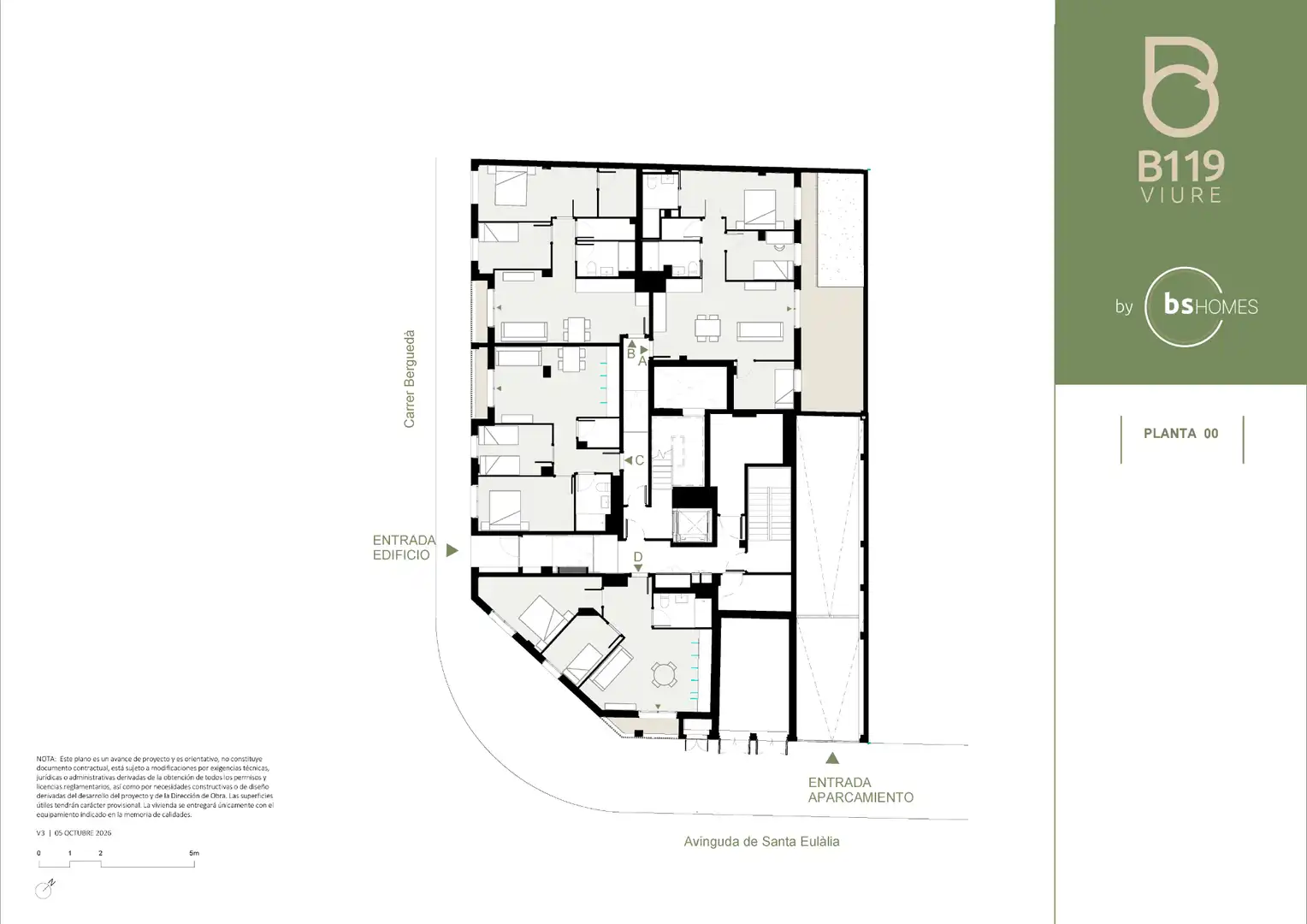 Neubau-Erdgeschosswohnung mit Aufzug zum Verkauf in Carrer del Berguedà 119, imagen 6
