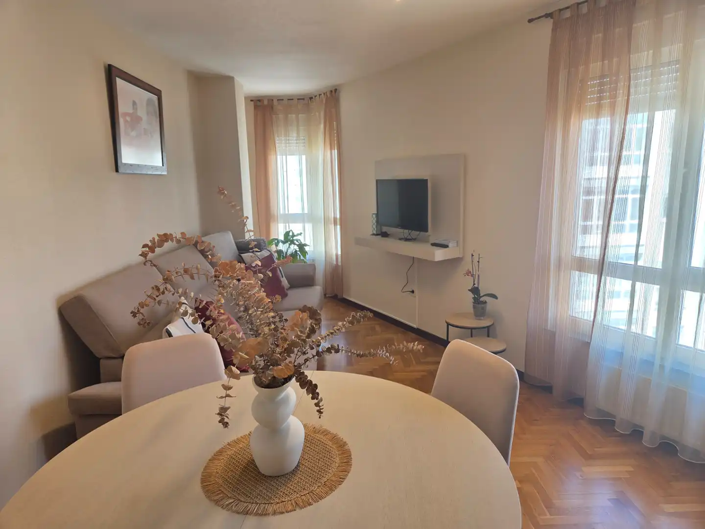 Living room of Flat for sale in Ribadeo  with Heating, Terrace and Storage room