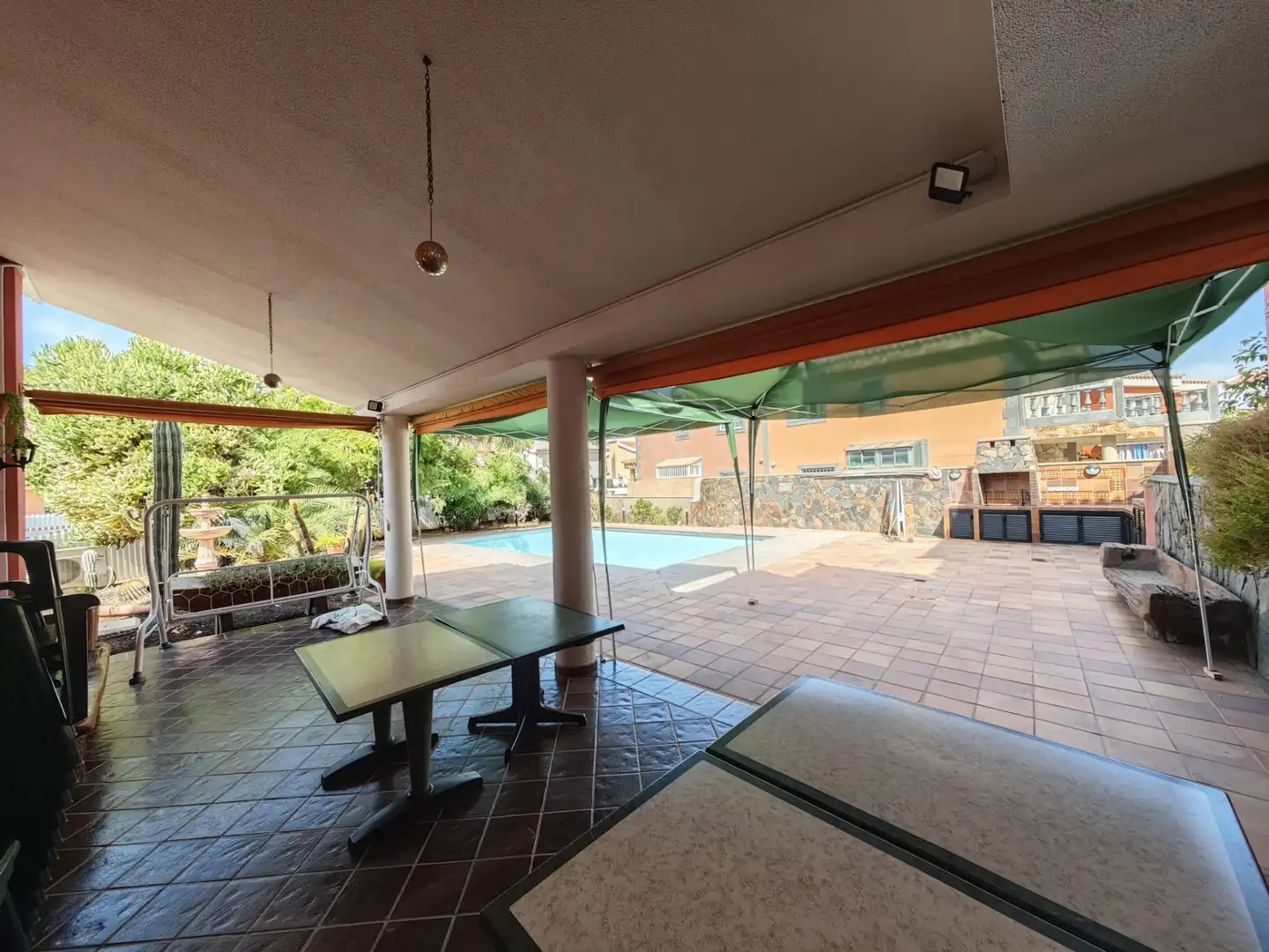 Terrassa de Casa o xalet en venda en San Bartolomé de Tirajana amb Aire condicionat, Jardí privat i Terrassa