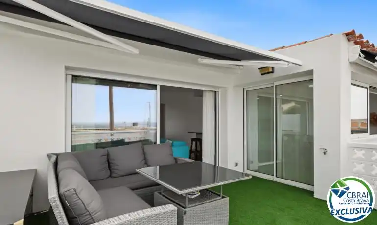 Terraza de Casa o chalet en venta en Roses con Aire acondicionado, Calefacción y Piscina