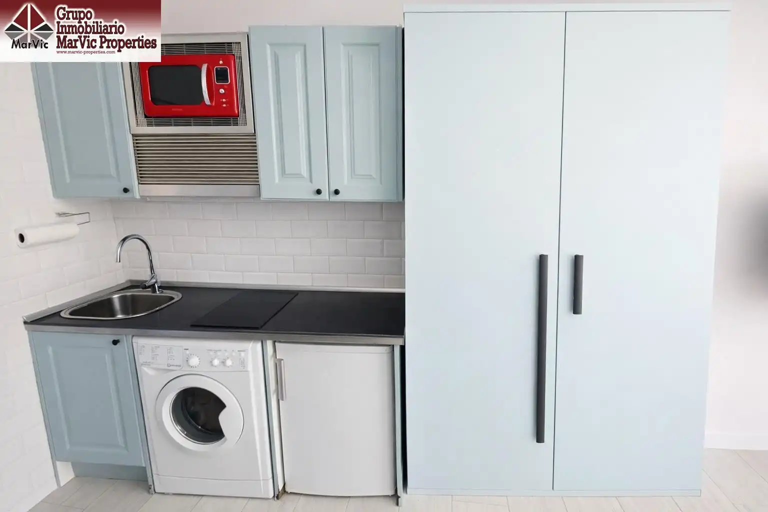 Kitchen of Study for sale in Benidorm  with Air Conditioner, Furnished and Community pool