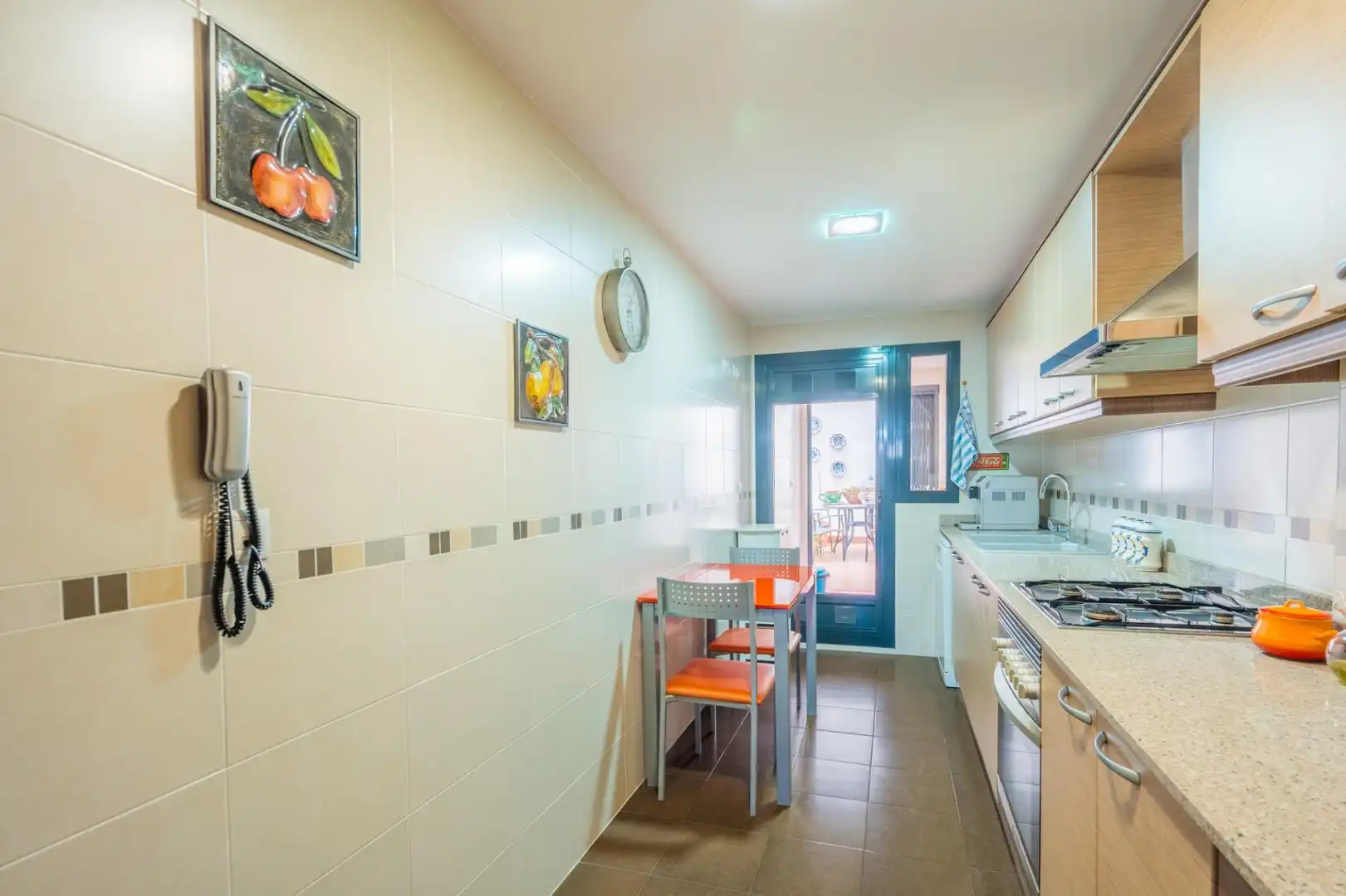 Kitchen of Flat for sale in La Pobla de Vallbona  with Air Conditioner, Heating and Terrace
