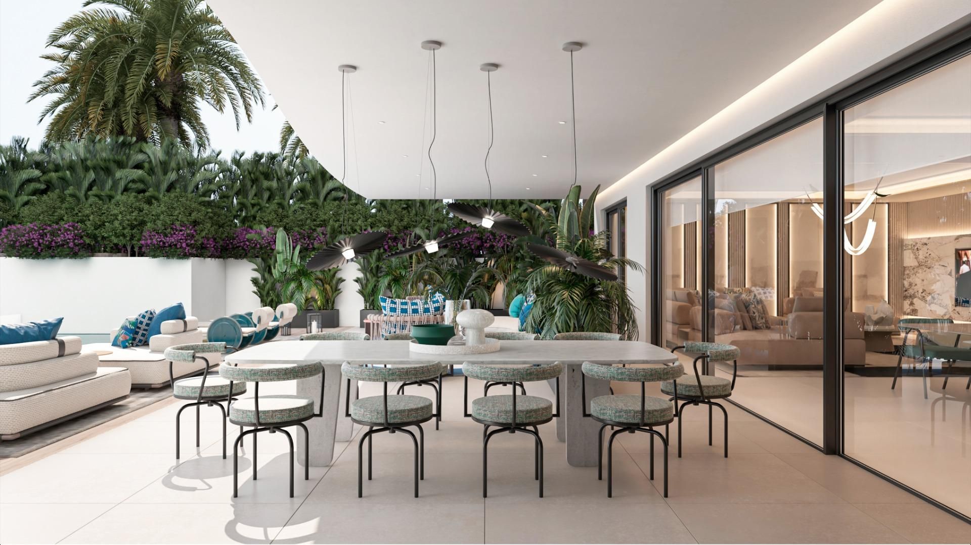 Terrace of Duplex for sale in Marbella  with Air Conditioner, Heating and Private garden
