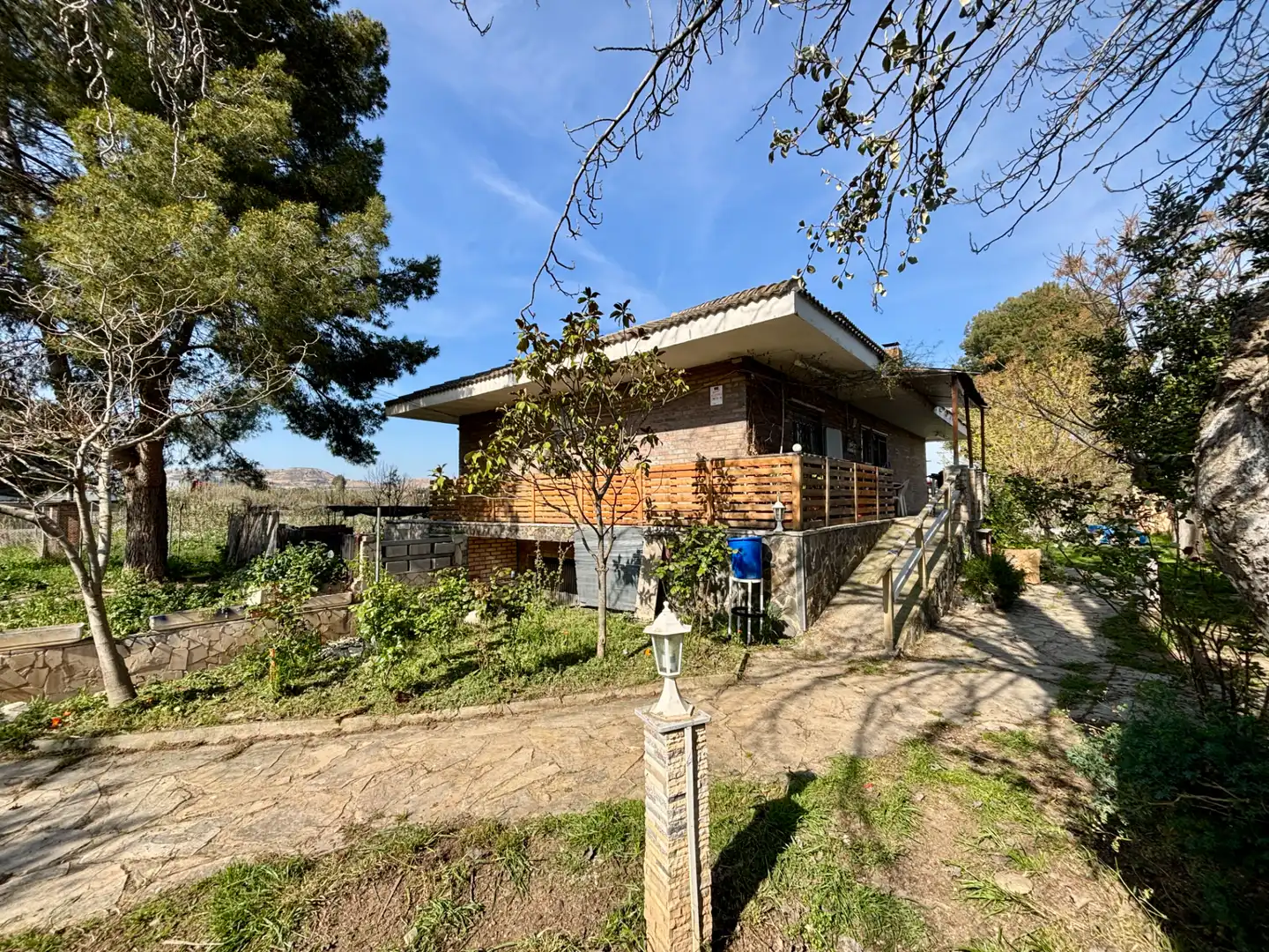 Vista exterior de Casa o chalet en venta en  Lleida Capital con Aire acondicionado, Calefacción y Jardín privado