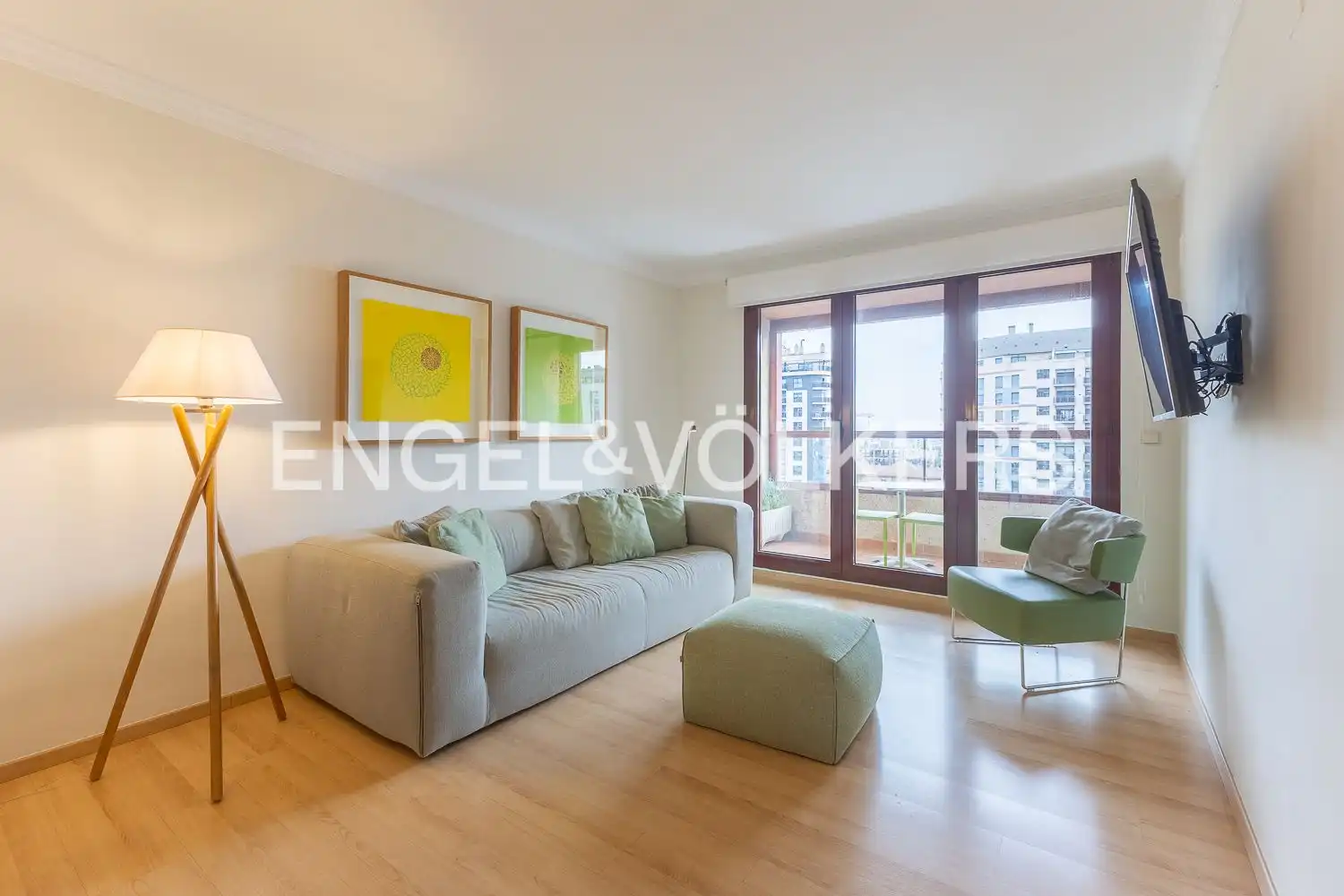 Wohnzimmer von Wohnung zur Miete in Campanar