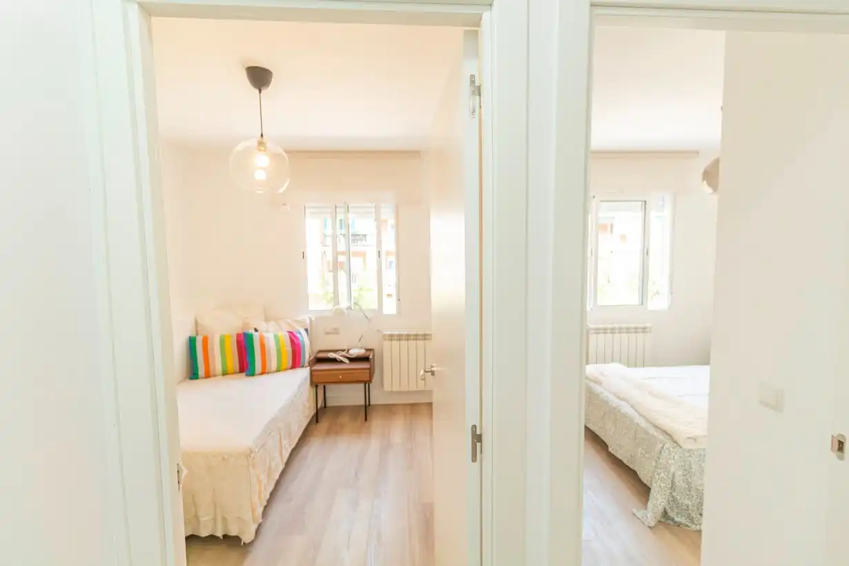 Schlafzimmer von Wohnung zum Verkauf in Madrid mit Klimaanlage, Heizung und Terrasse