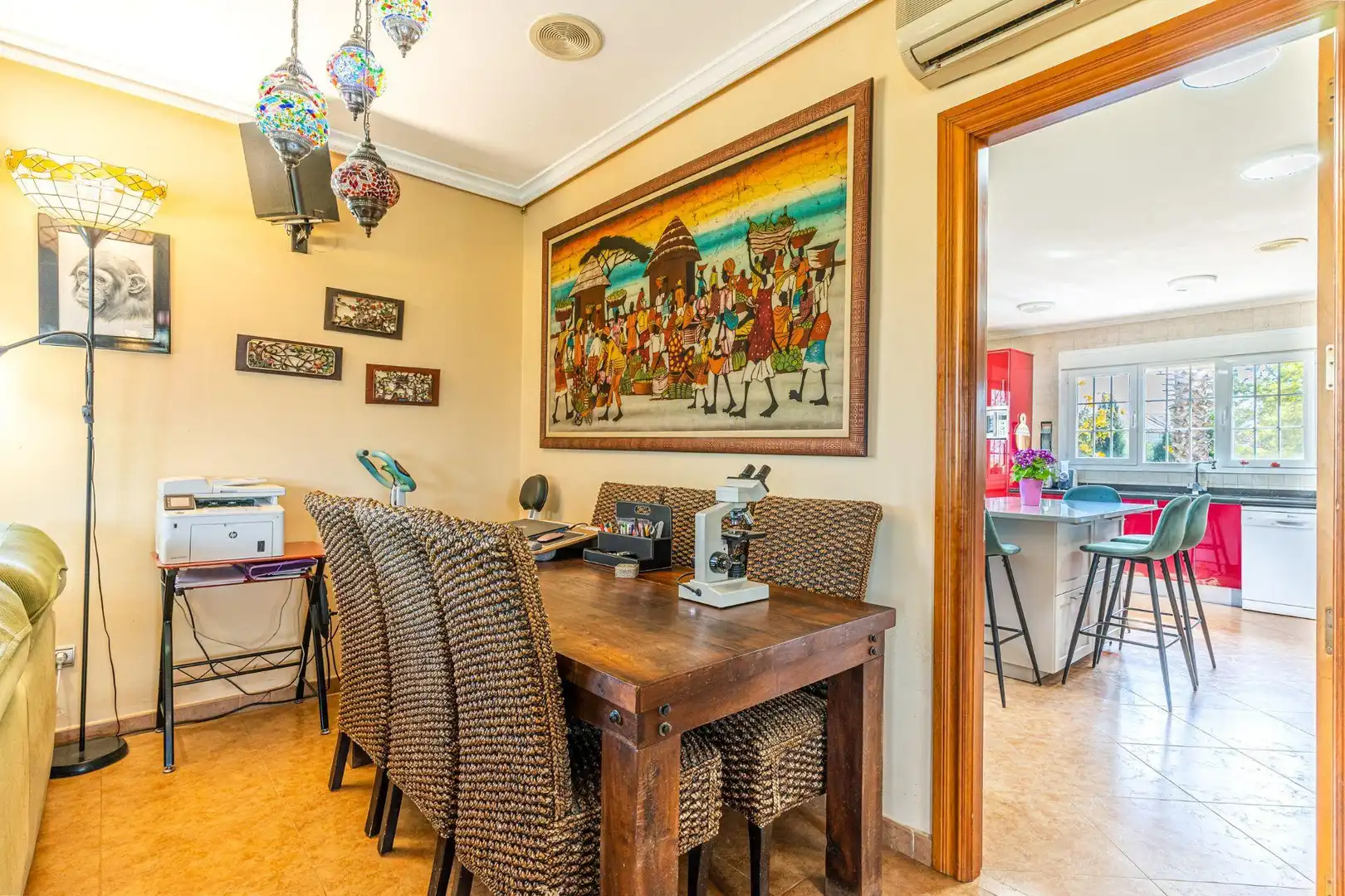 Comedor de Casa o chalet en venta en Fuente El Saz de Jarama con Aire acondicionado, Calefacción y Piscina