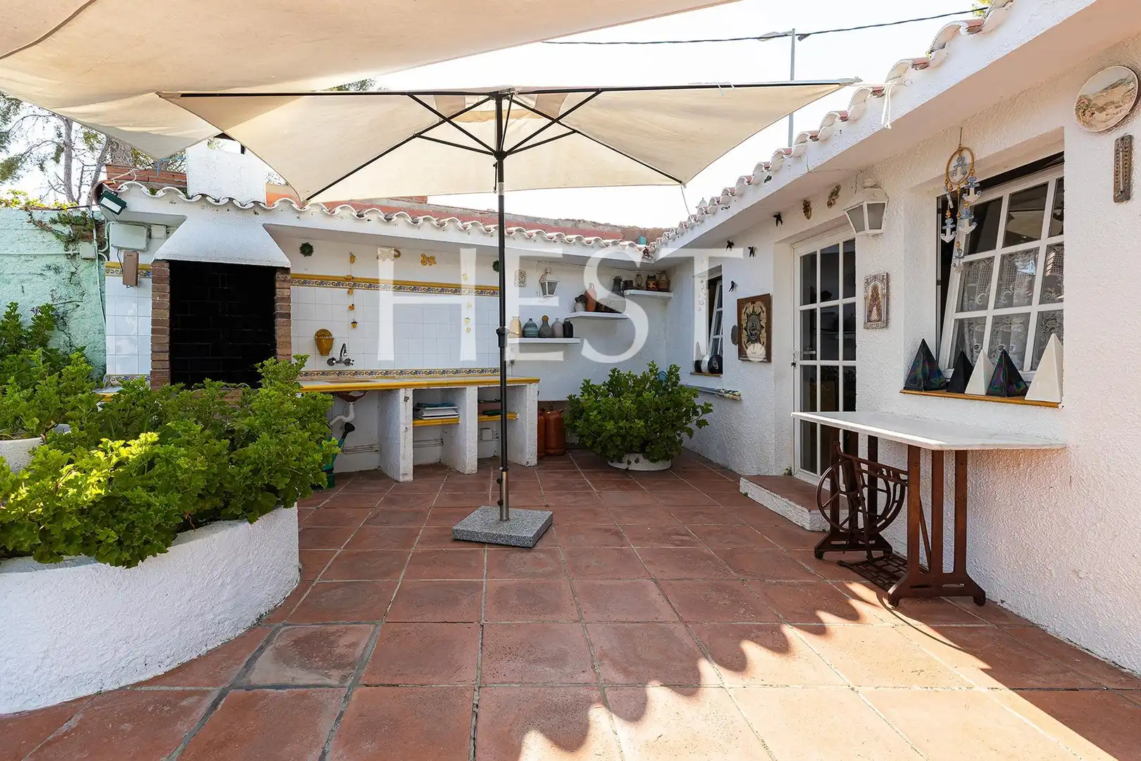 Terraza de Casa o chalet en venta en Castelldefels con Calefacción, Jardín privado y Parquet
