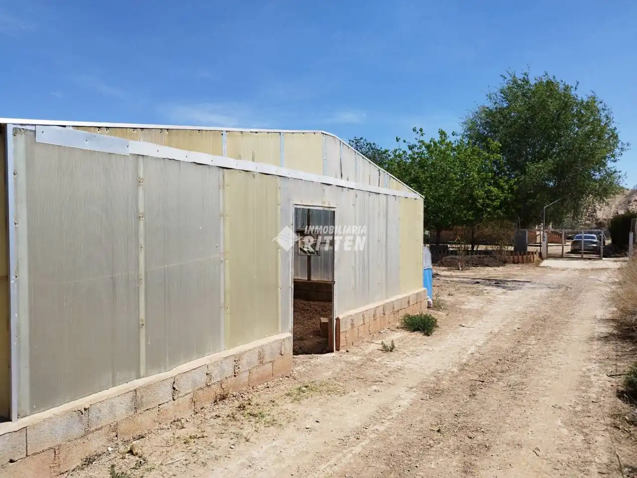 Vista exterior de Finca rústica en venda en Fuente Álamo de Murcia amb Aire condicionat, Jardí privat i Moblat