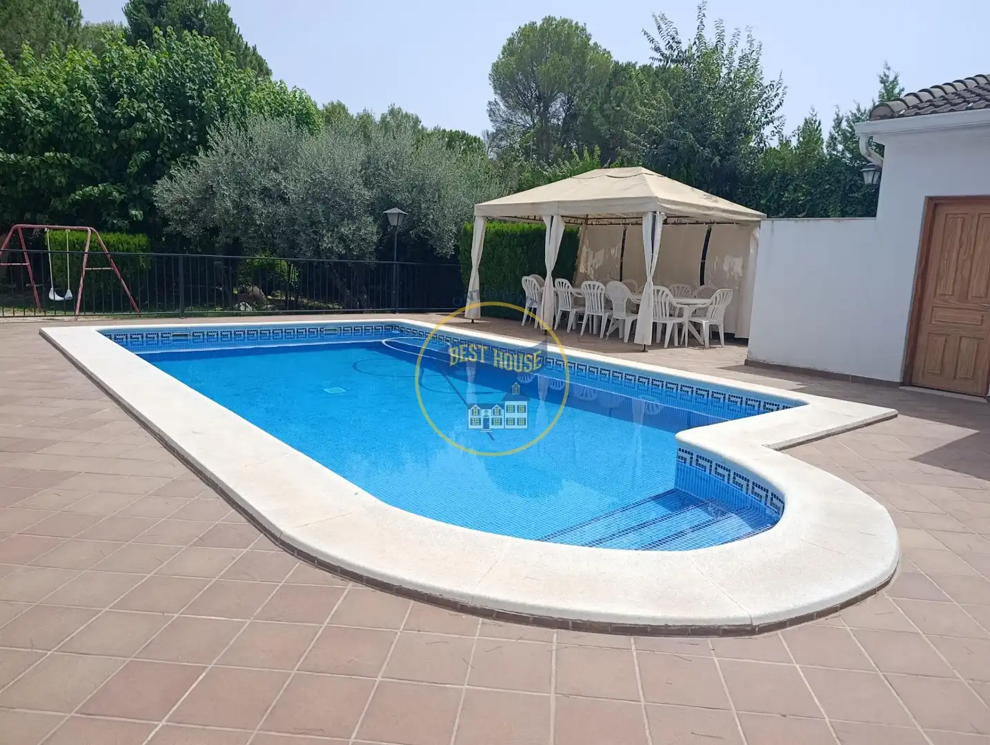 Piscina de Casa o xalet en venda en Ontinyent amb Aire condicionat, Calefacció i Jardí privat