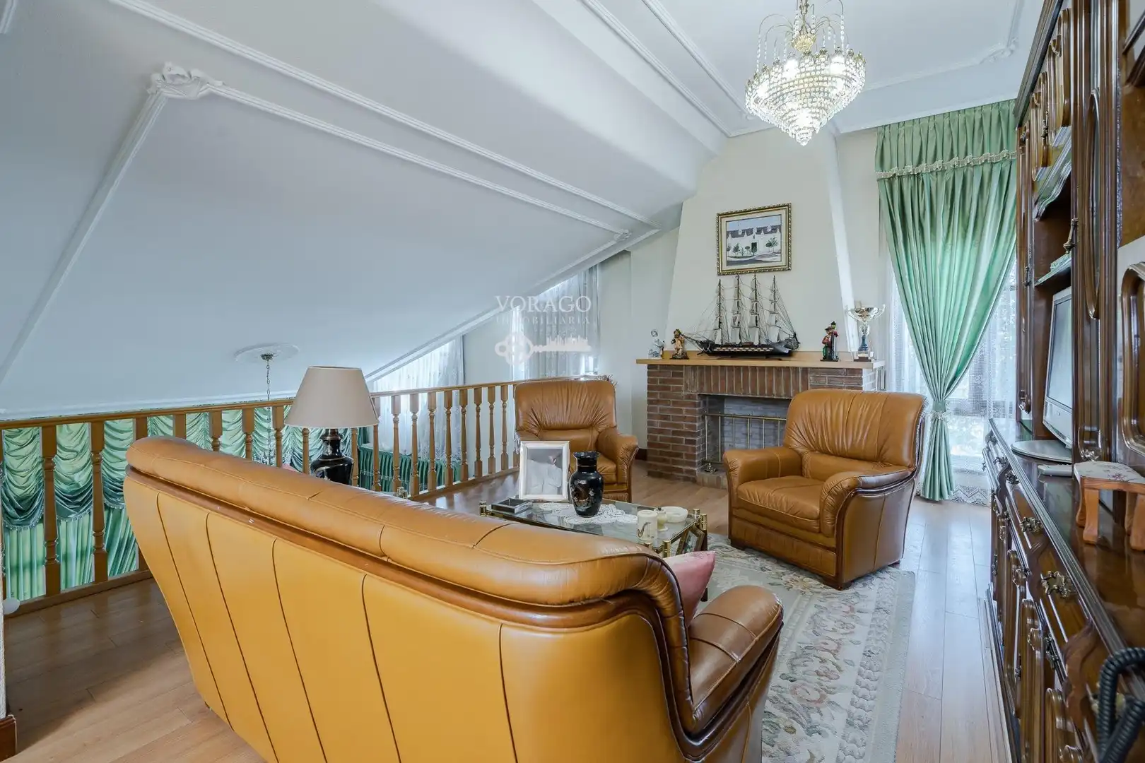 Sala de estar de Casa o chalet en venta en Villalbilla con Aire acondicionado, Jardín privado y Terraza