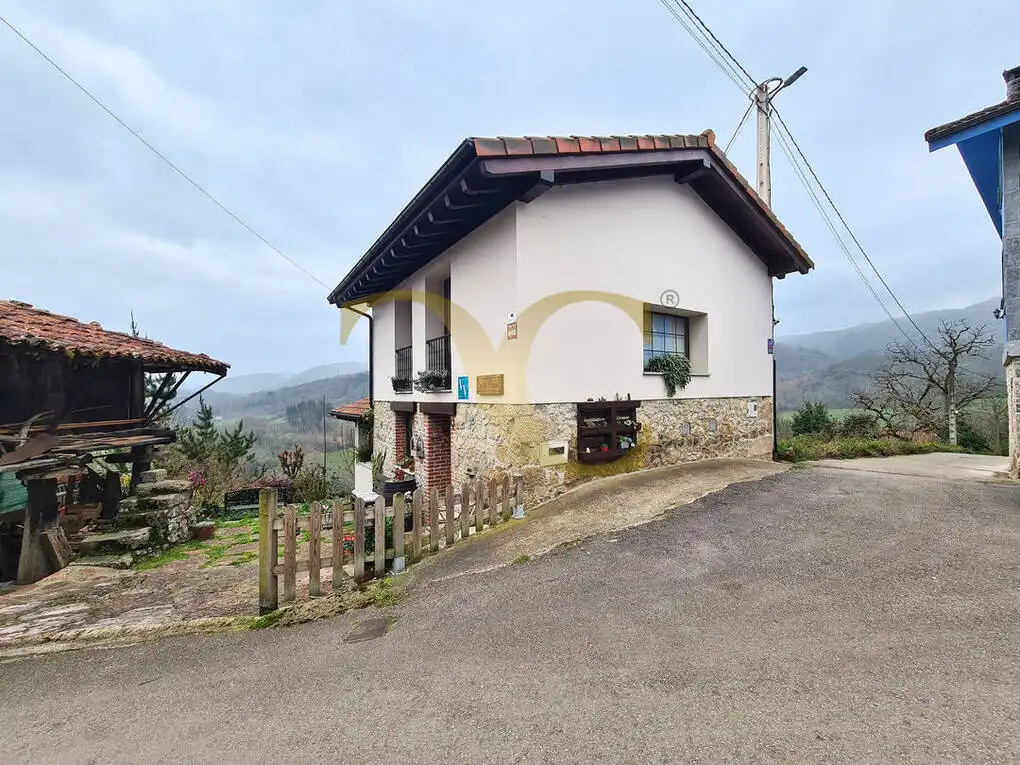 Vista exterior de Casa o xalet en venda en Cangas de Onís amb Calefacció, Jardí privat i Terrassa