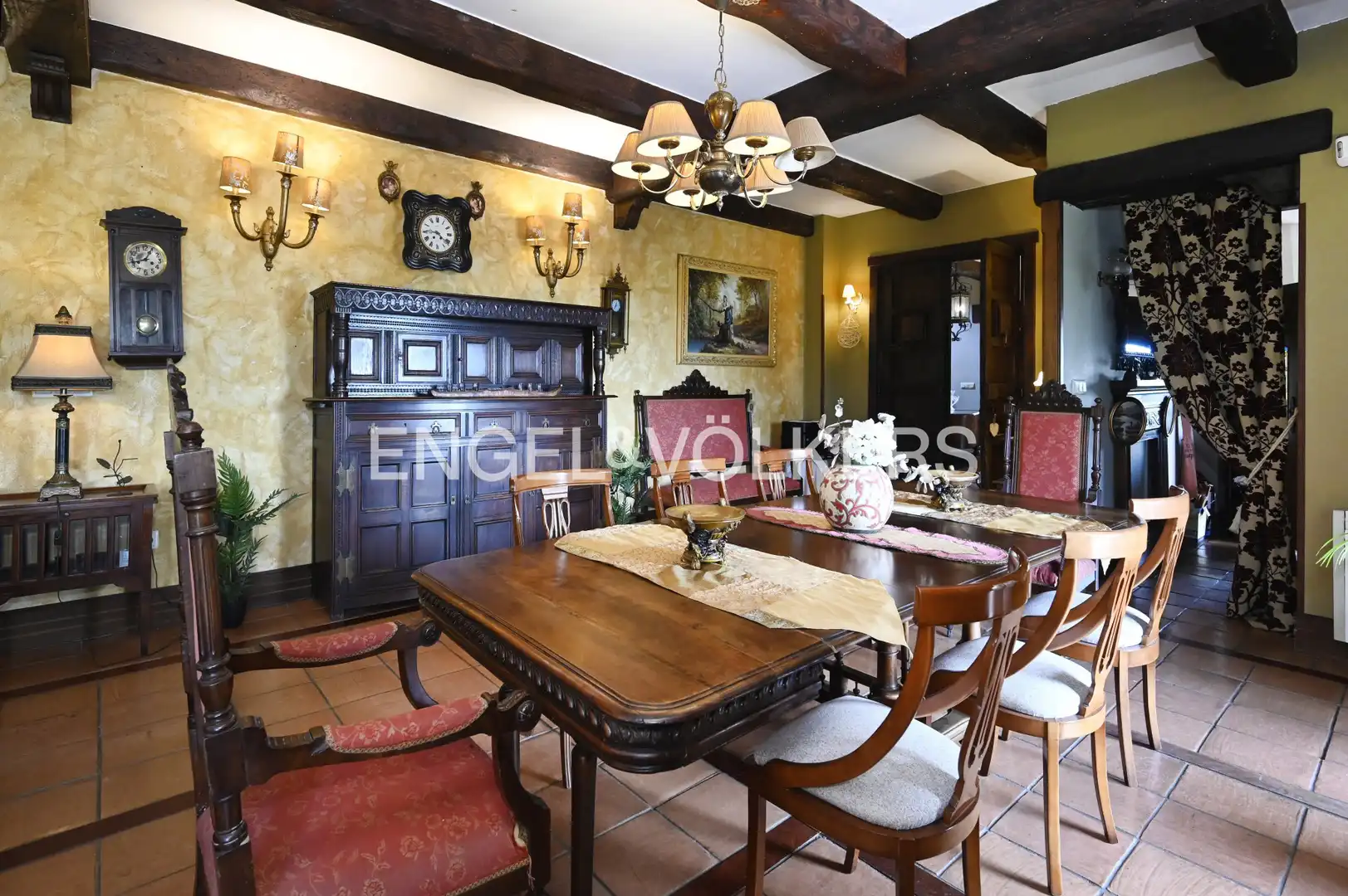 Dining room of Houses for sale in Piélagos  with Heating, Private garden and Terrace