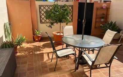 Terrassa de Casa o xalet en venda en Dos Hermanas amb Aire condicionat, Calefacció i Jardí privat