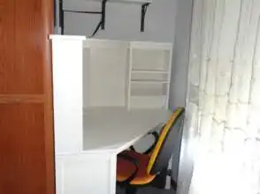 Schlafzimmer von Wohnung zur Miete in Gijón  mit Heizung, Parkett und Möbliert