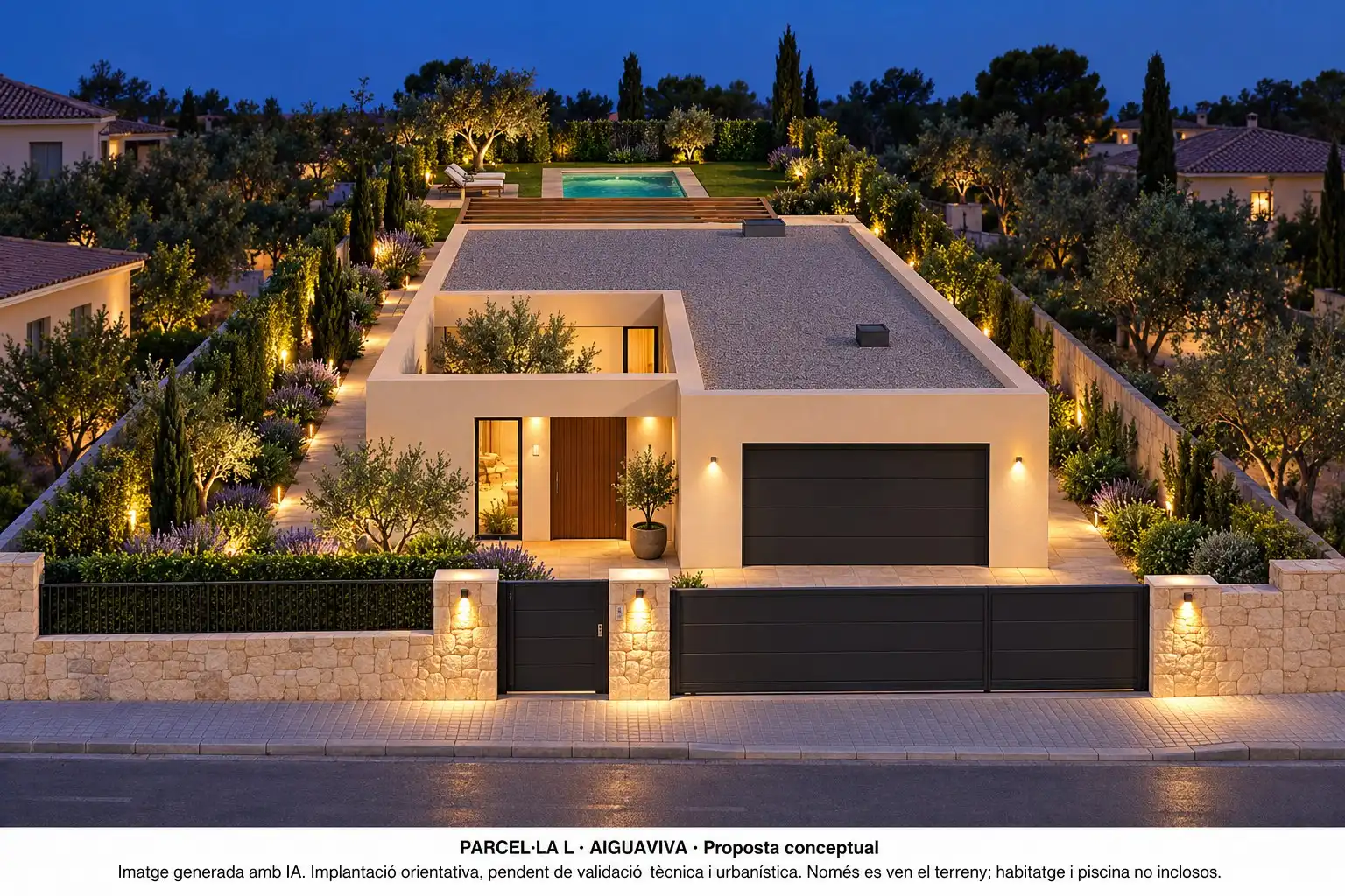 Vista exterior de Residencial en venta en Aiguaviva, Girona