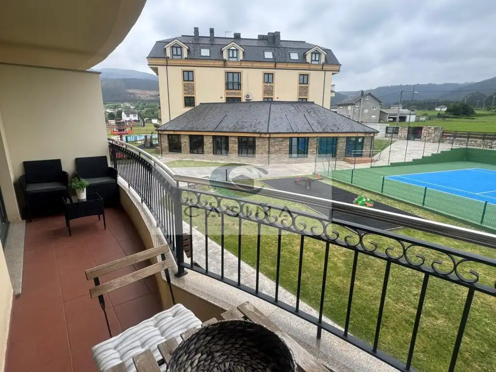 Terrace of Flat for sale in Barreiros