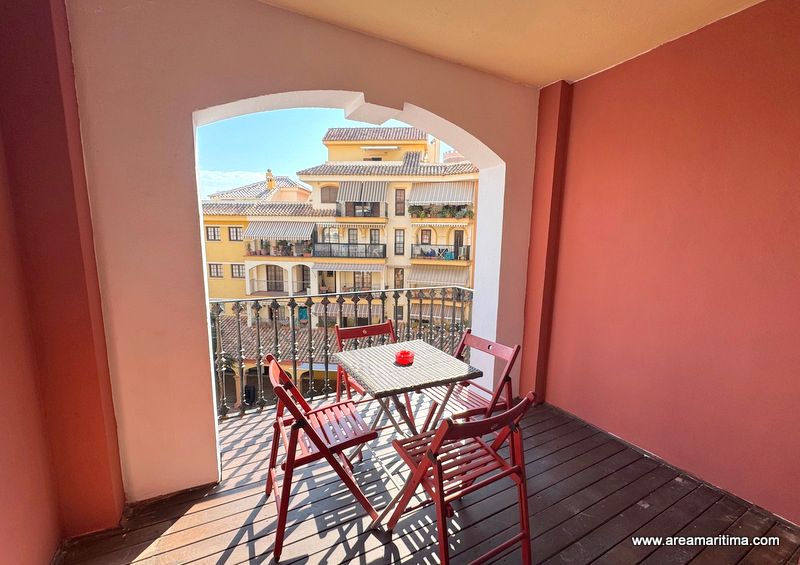 Terraza de Piso de alquiler en Alboraya con Aire acondicionado, Parquet y Amueblado