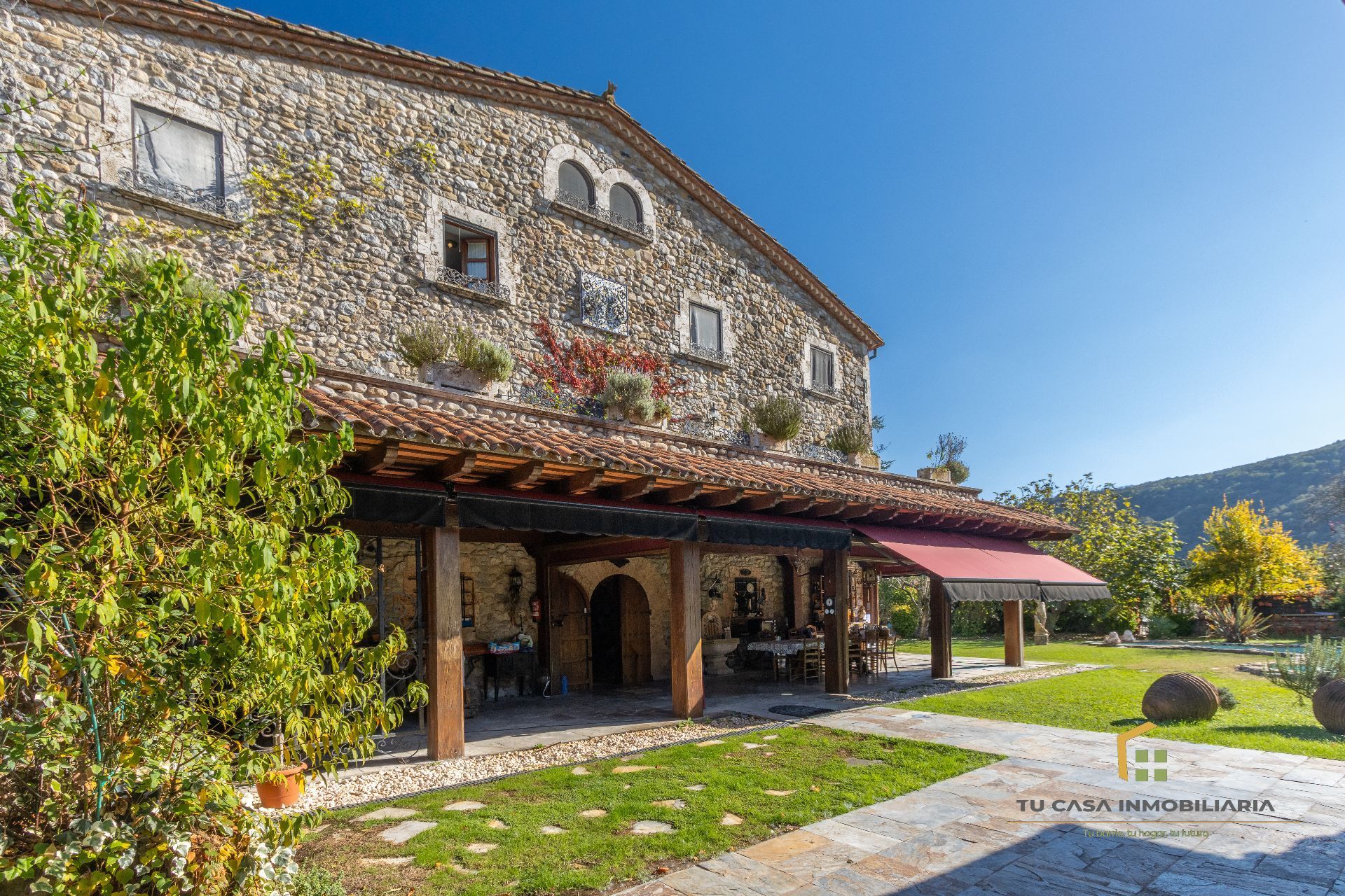 Vista exterior de Finca rústica en venda en Argelaguer amb Aire condicionat, Calefacció i Jardí privat