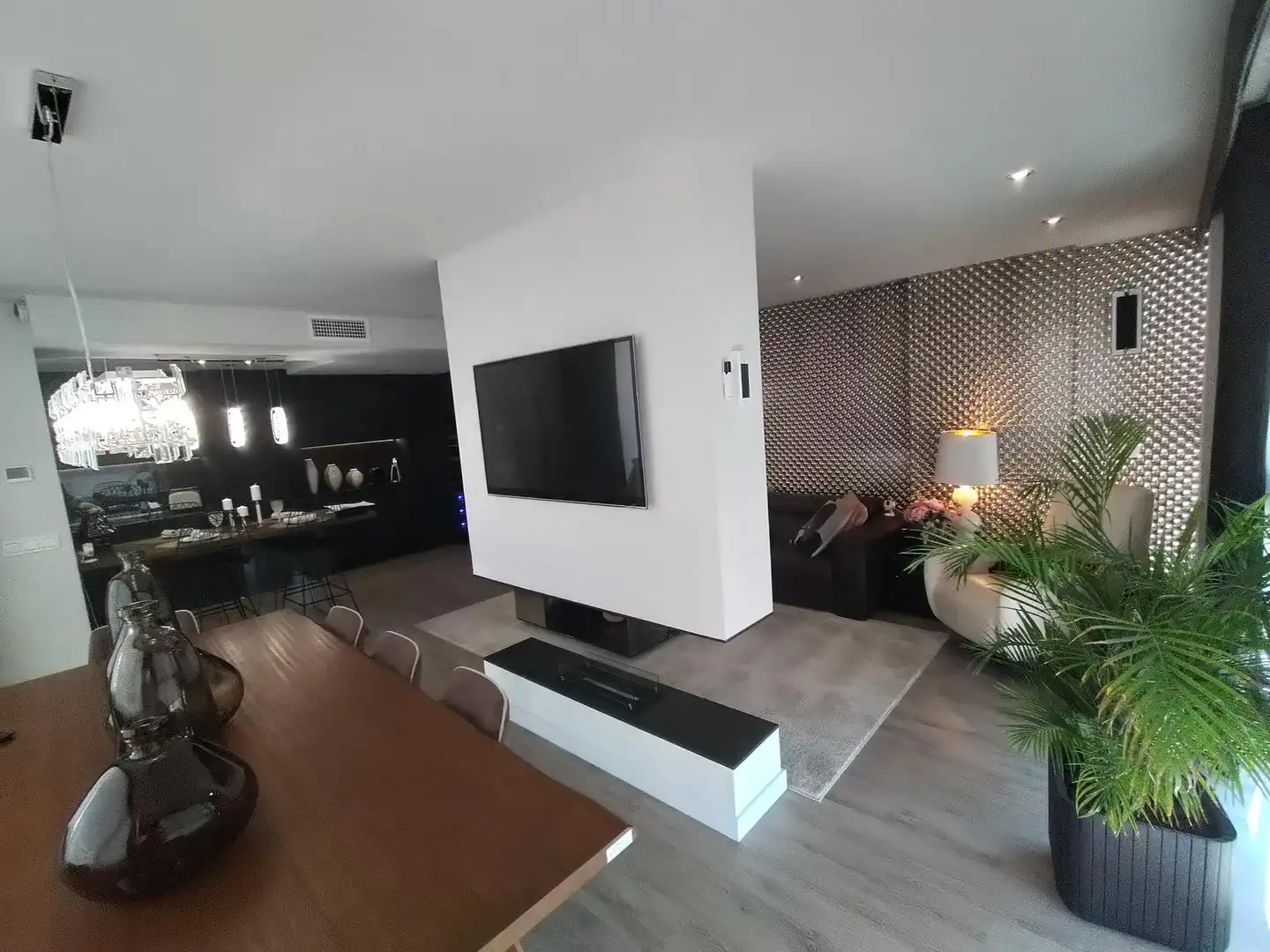 Sala d'estar de Àtic en venda en Murcia amb Aire condicionat, Calefacció i Parquet