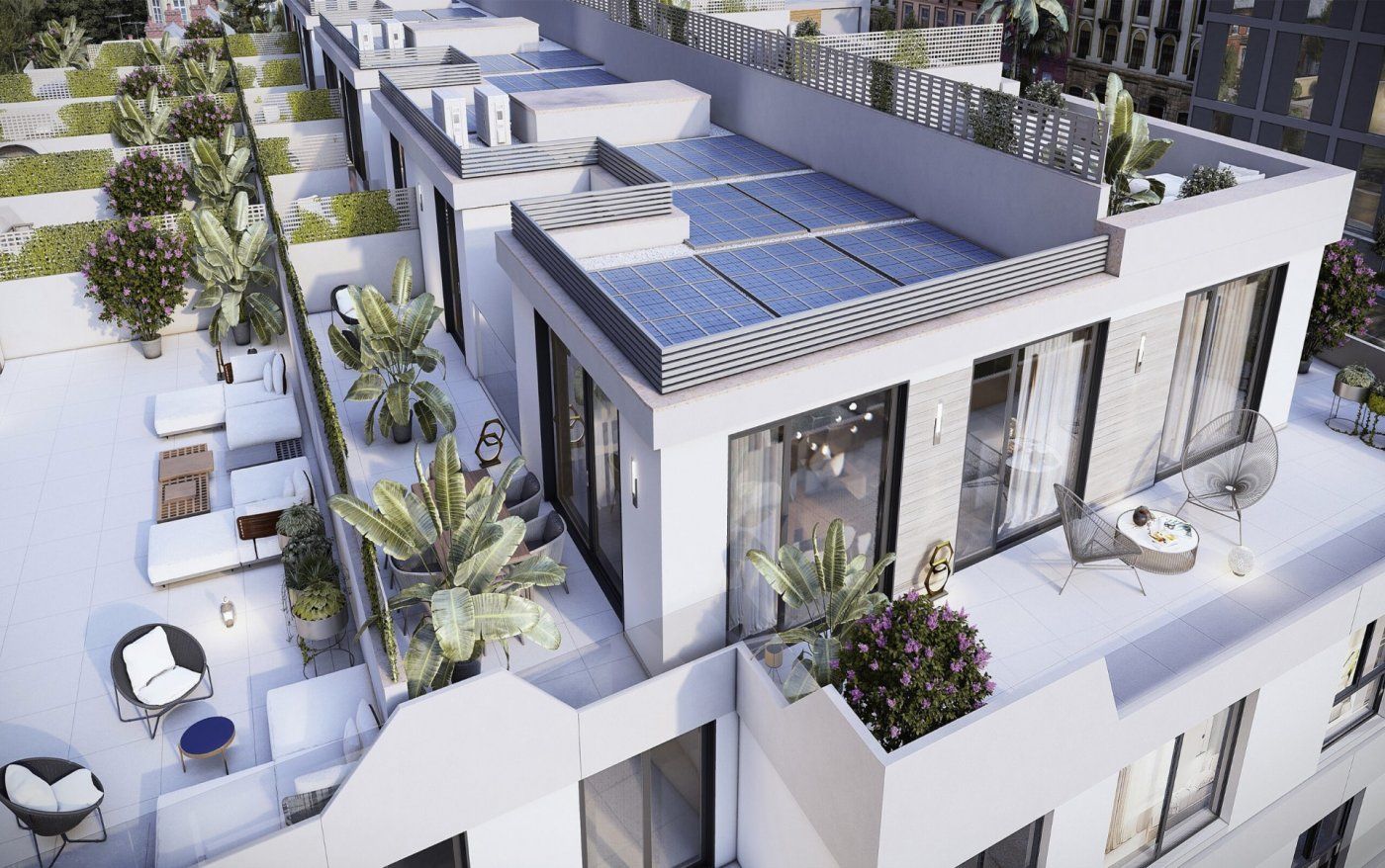 Außenansicht von Dachboden zum verkauf in Mijas mit Klimaanlage, Heizung und Terrasse