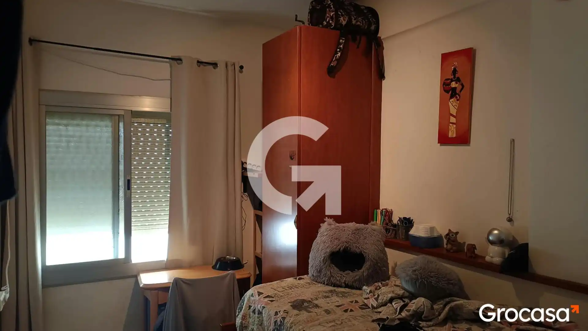 Bedroom of Flat for sale in Mataró  with Oven, Washing machine and TV