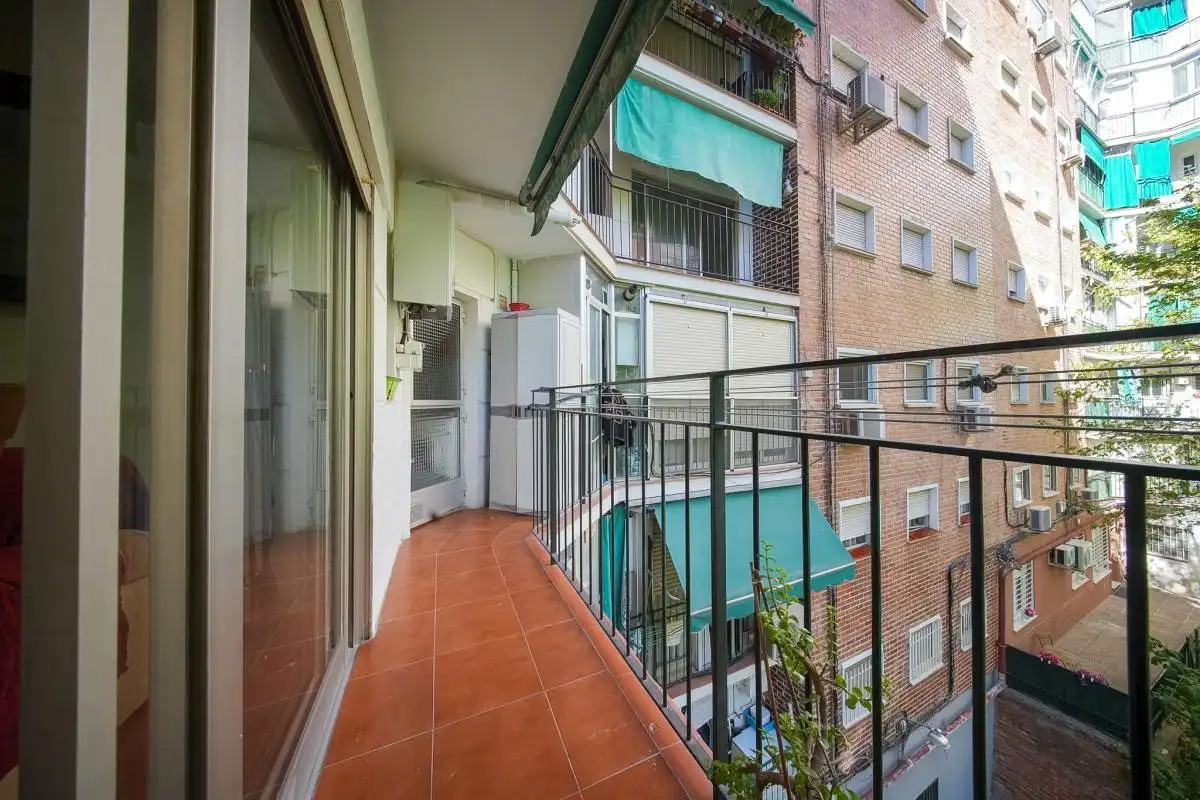 Balcony of Flat for sale in Madrid  with Heating, Private garden and Terrace