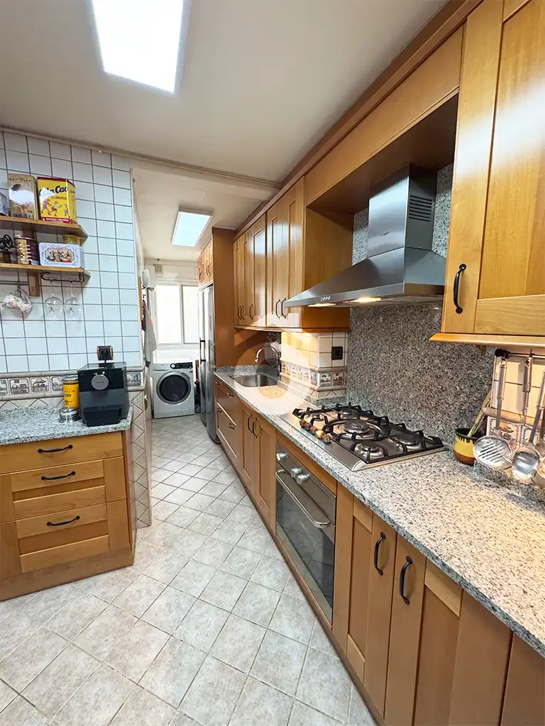 Kitchen of Flat for sale in Martorell  with Air Conditioner, Heating and Parquet flooring