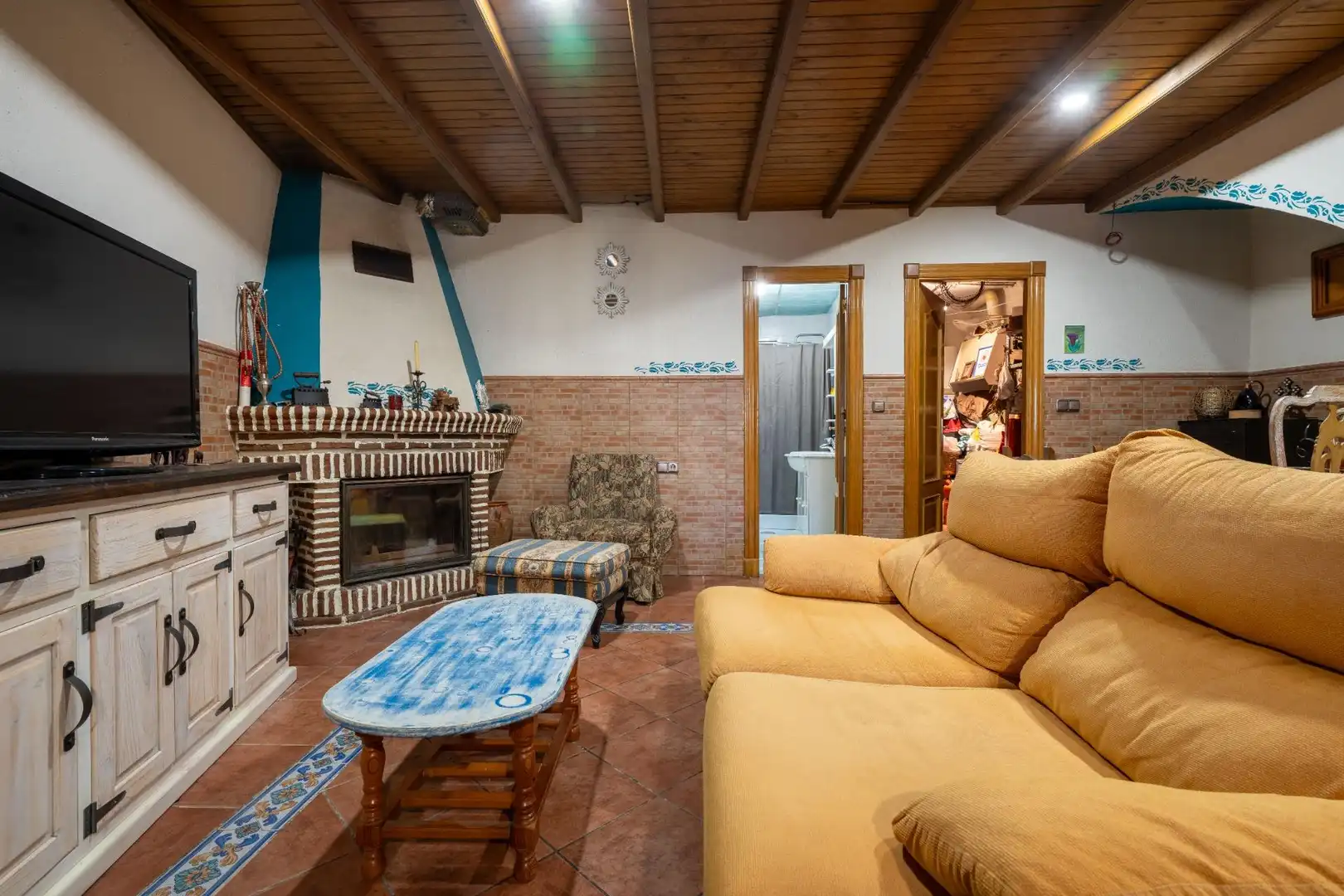 Sala de estar de Finca rústica en venta en Canjáyar con Terraza y Balcón